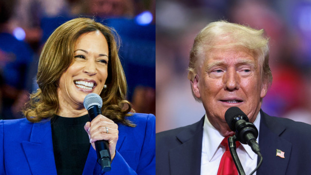 Kamala e Trump seguem empatados em 48% a menos de 24h da eleição, diz TIPP