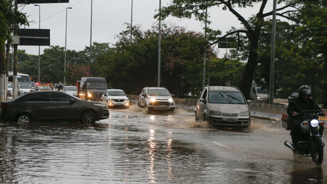 Chuva causa uma morte, derruba árvores e provoca apagão em São Paulo